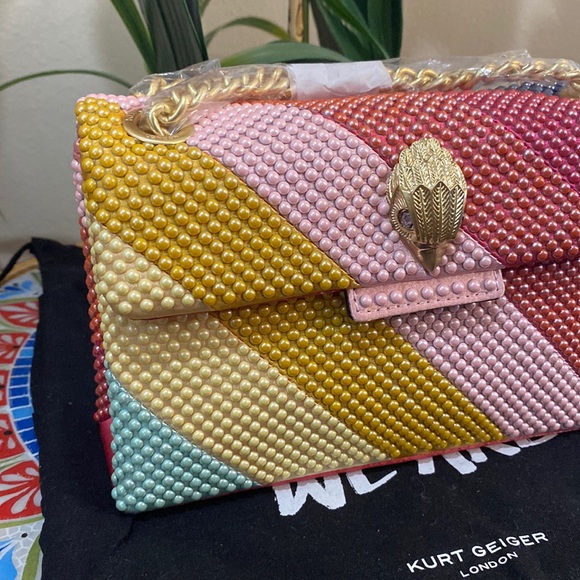 Kurt Geiger Mini Kensington Beaded Convertible Shoulder Bag - Picture 15 of 16